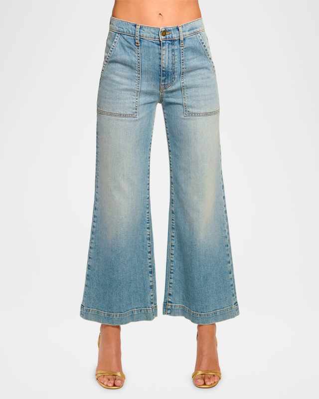 Clifford Cropped Wide-Leg Jeans